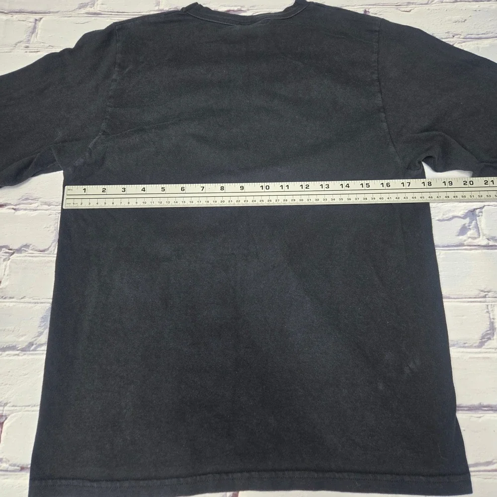 Y2K Jordan Michael‎ Long Sleeve T Shirt Black Red Jumpman Graphic Print Men Sz S